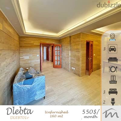 Dlebta | Signature | UNFURNISHED Decorated 160m² Apartment | Open View