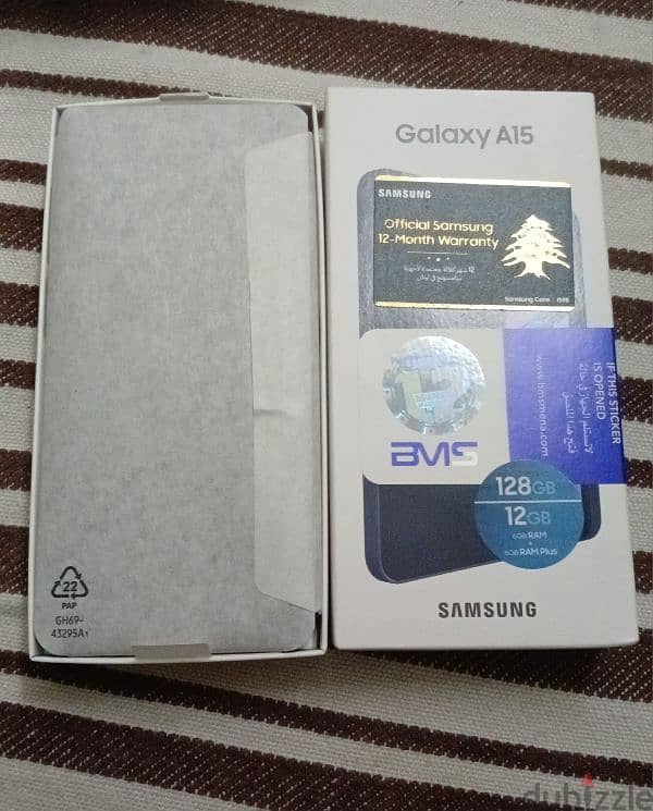 galaxy A15 6ram 128  مستعمل ساعة وحدا فقط تلفون 70671128 1