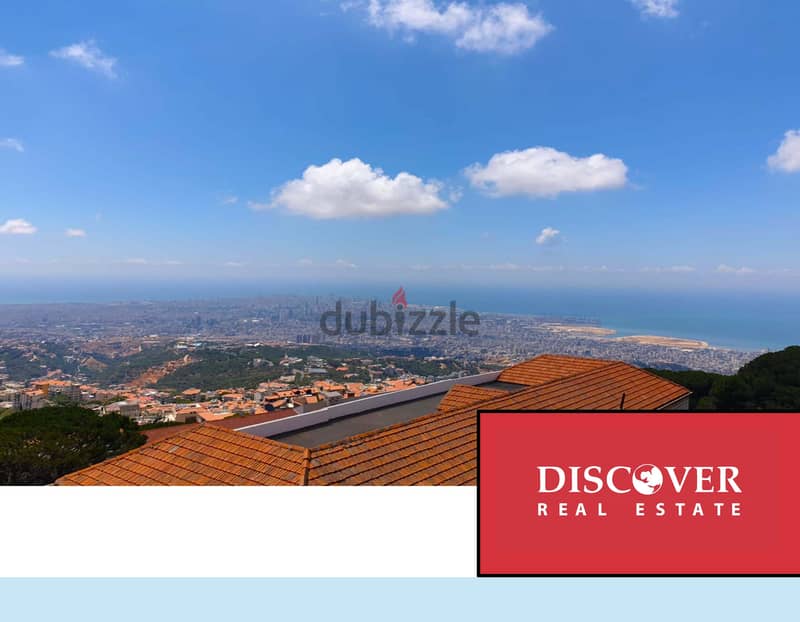 stunning 270-degree view of the sea | apartment for sale in Beit Mery 1