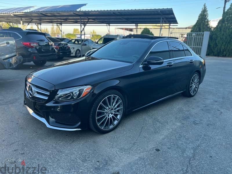 Mercedes C300 AMG package Clean Carfax 2017 2