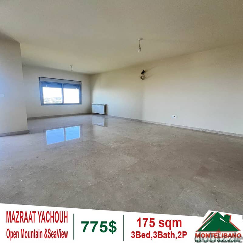 Apartment for rent in Mazraat Yachouh!! 1