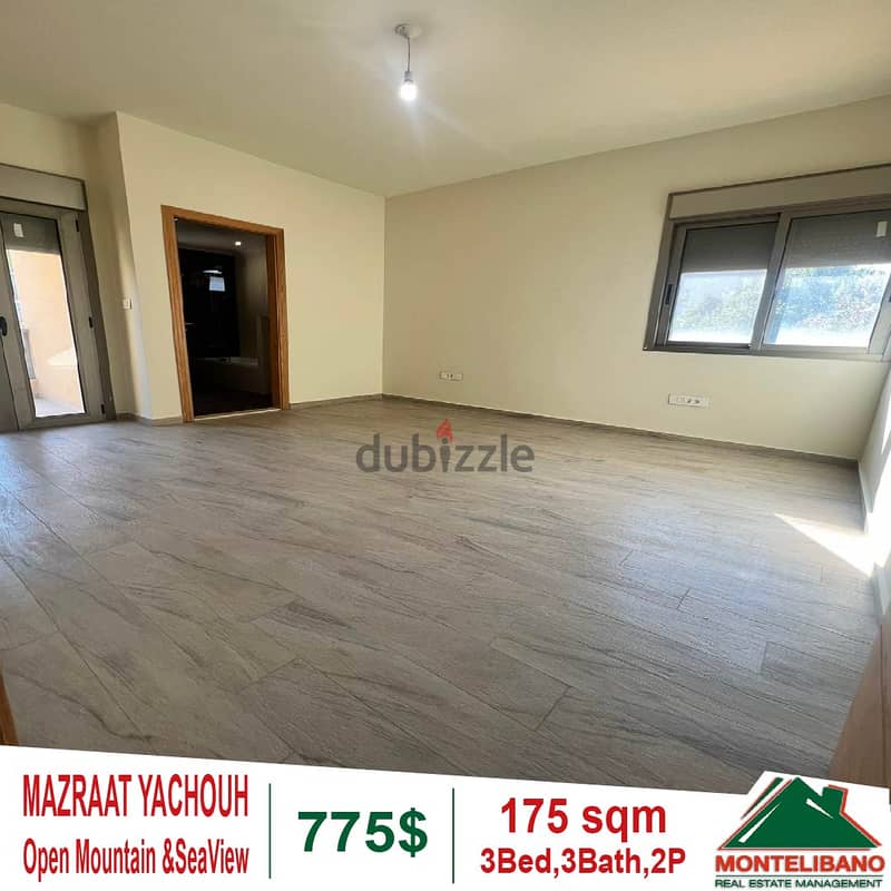 Apartment for rent in Mazraat Yachouh!! 4