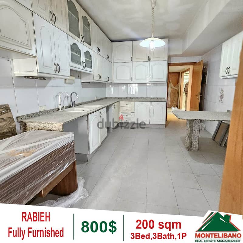 Fully furnished apartment for rent in Rabieh!! 1