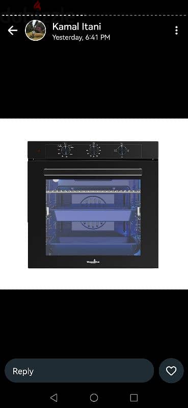 Luxell Top/Oven 60cm Black 1