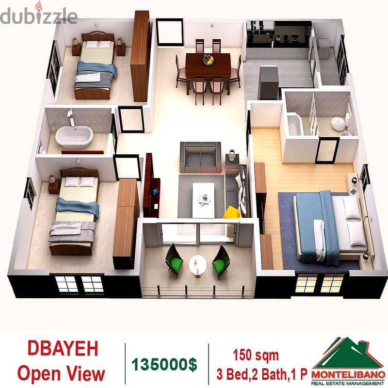 Lease To Own Underconstruction apartment in Dbayeh 0