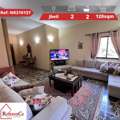 Furnished apartment for sale in Jbeil شقة مفروشة للبيع في جبيل