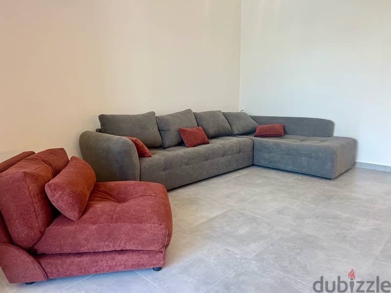 fully furnished 2 bedrooms for rent in Atchaneh 5