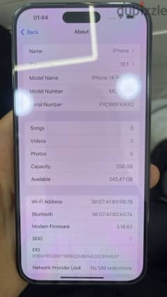 iphone 14pro max256g 0