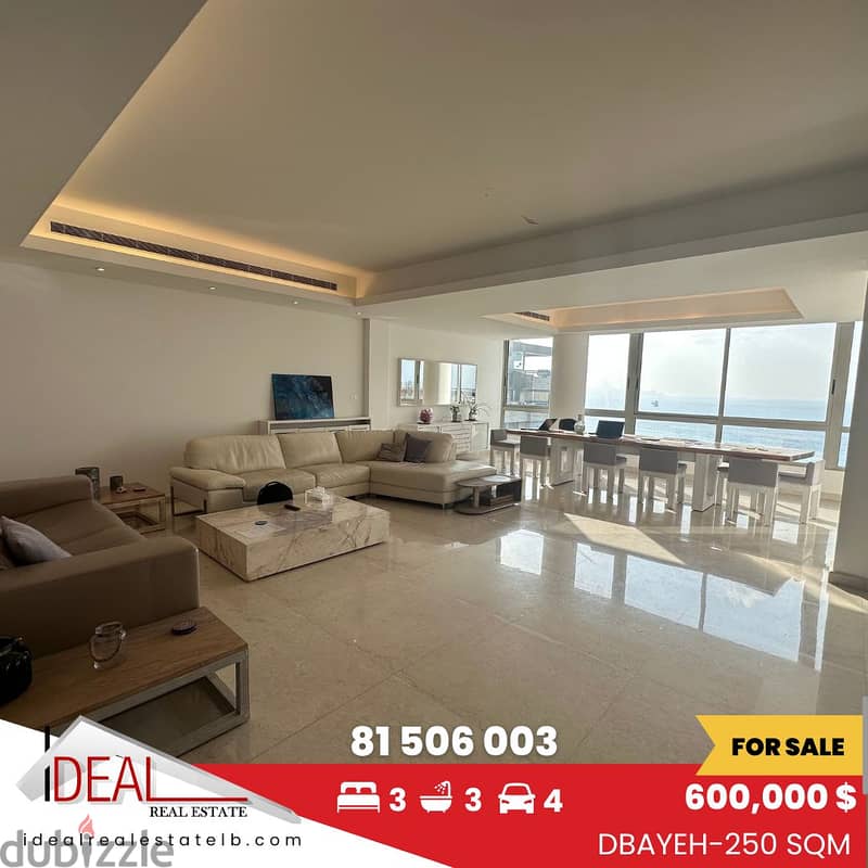 250 sqm Apartment for sale in Dbayeh  REF#EA15273 0