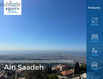 150 SQM Fully Furnished Apartment For Sale In Ain Saadeh #JZ110141