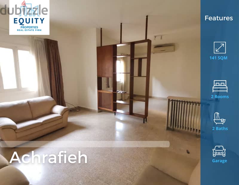 141SQM Apartment For Rent In Achrafiehشقة للايجار في الاشرفية #JZ78624 0