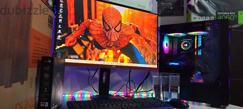 High End Gaming PC Full setup i7 12700K + RTX 4060 TI 16 GB 2