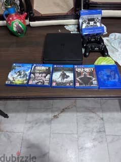 ps4 slim 1T + 3 mskat +5 gamis (gya5) 250$ lest price 0