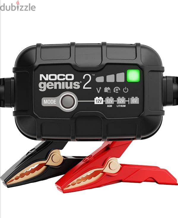 NOCO GENIUS2, 2A Smart Car Battery Charger, 6V and 12V/ 3$ delivery 0