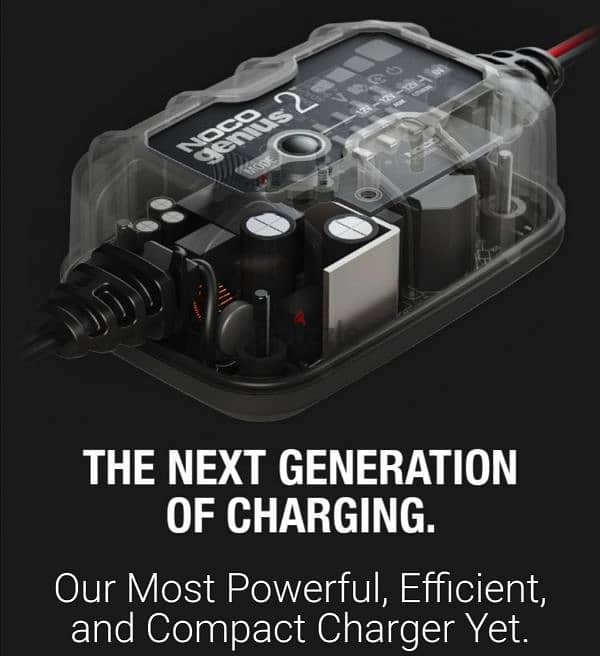 NOCO GENIUS2, 2A Smart Car Battery Charger, 6V and 12V/ 3$ delivery 5