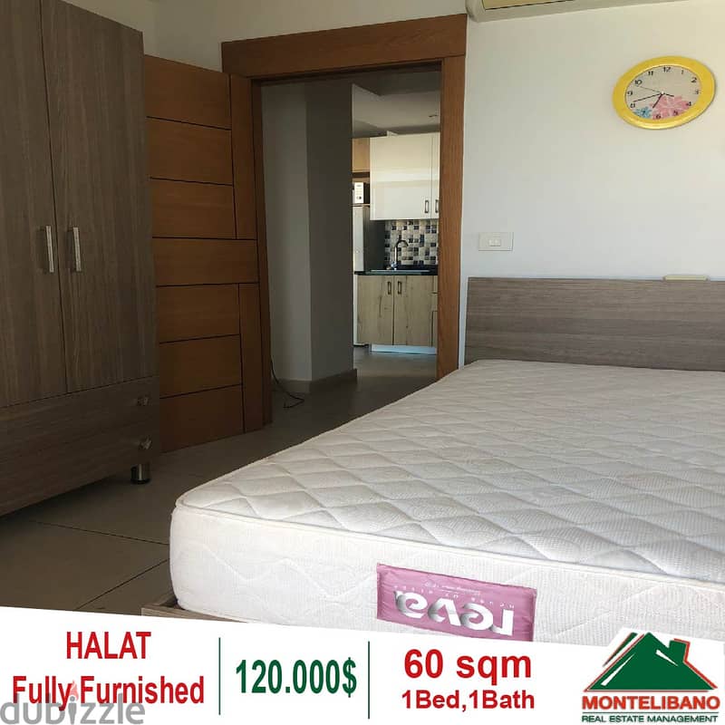 Fully furnished chalet for rent in Halat!! 3