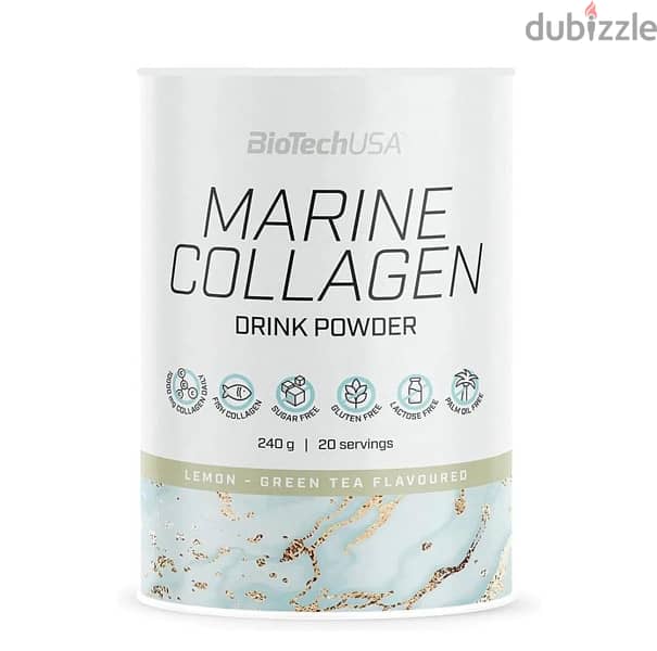 BIOTECH USA marine collagen high quality 22 servings 0