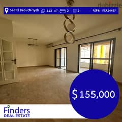 Apartment for sale in Sad El Baouchriyeh! | شقة للبيع في سد البوشرية 0