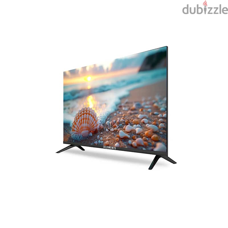 KB ELEMENTS 32 LED TV FHD SMART FRAMELESS - تلفزيون 32 انش - كفالة سنة 3