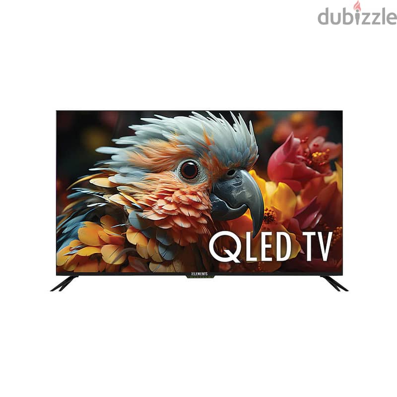 KB ELEMENTS 50″ INCH QLED TV UHD 4K SMART|تلفزيون 50 انش - كفالة سنتين 2