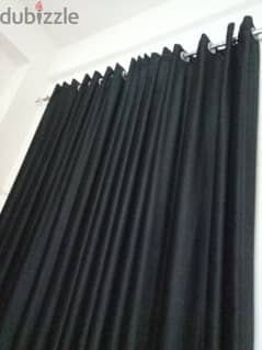 برادي مخمل اسود curtians black 0