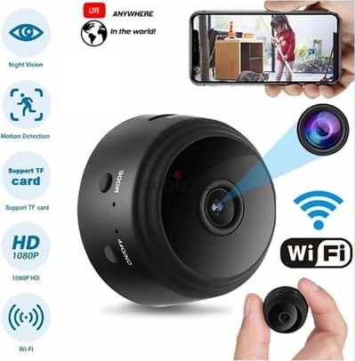 HIDDEN SPY CAM MINI WIFI CAMERA - كاميرا مخفية صوت و صورة