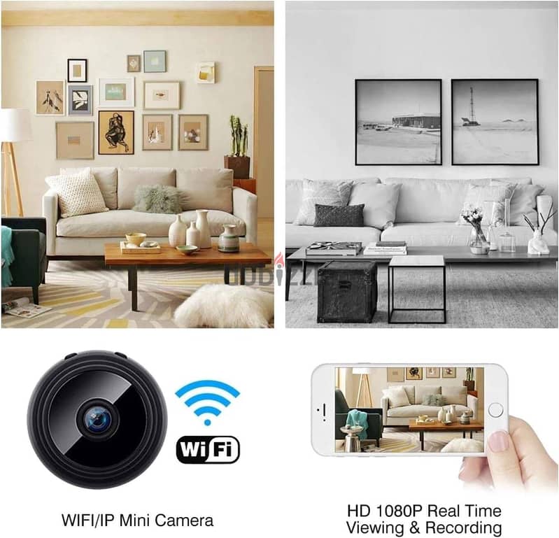 HIDDEN SPY CAM MINI WIFI CAMERA - كاميرا مخفية صوت و صورة 4