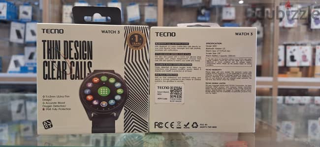 TECNO WATCH 3 SMART WATCH W03 amazing & best offer