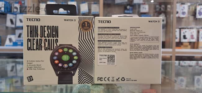 TECNO WATCH 3 SMART WATCH W03