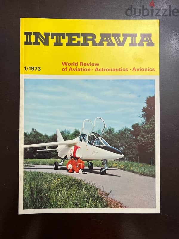 Complete 1973 Interavia Magazine Set – 12 Issues 1