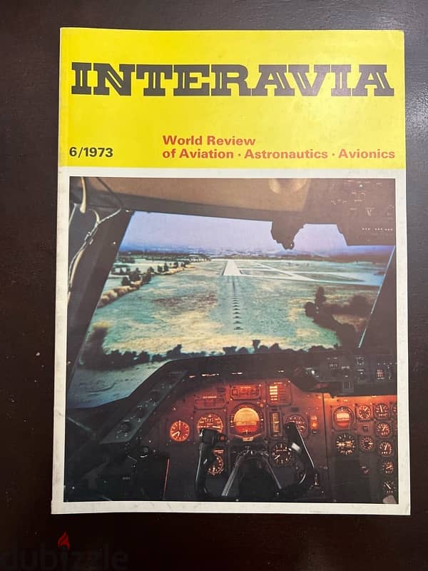 Complete 1973 Interavia Magazine Set – 12 Issues 6