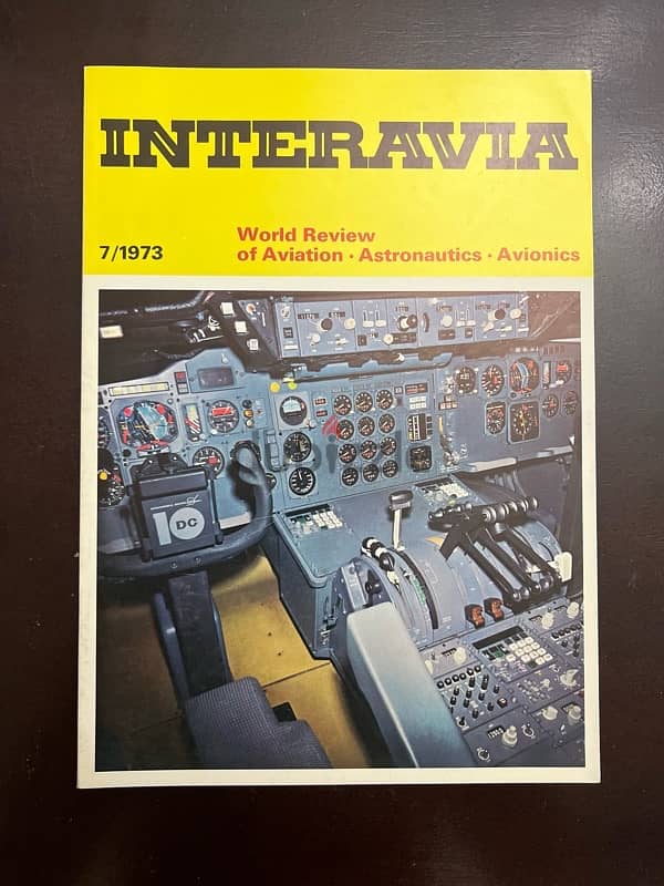 Complete 1973 Interavia Magazine Set – 12 Issues 7