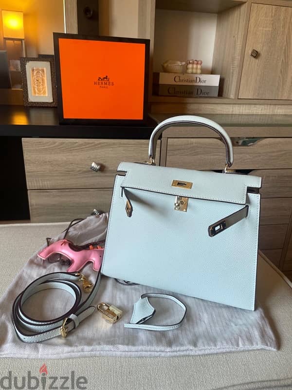 Hermes kelly 25 epsom leather 3