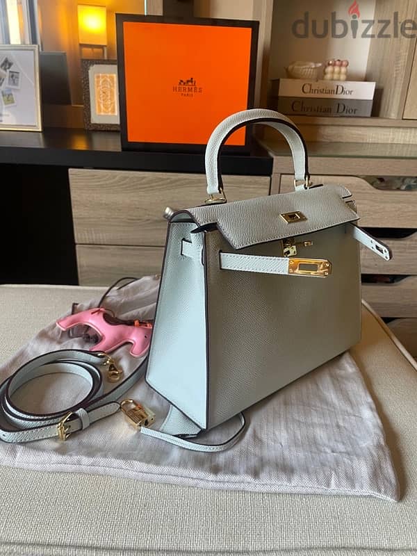 Hermes kelly 25 epsom leather 4