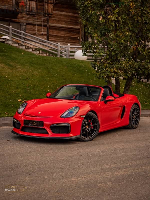 Porsche Boxster 2014 , BODY KIT (GTS). Guards Red With Only 79.000Km 0