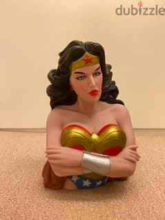 Monogram DC Comics Wonder Woman Bust Coin Bank 0