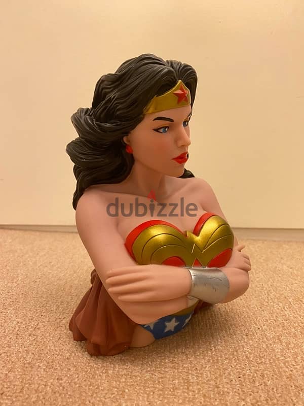 Monogram DC Comics Wonder Woman Bust Coin Bank 1