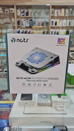 NTCS-AL11R NOTEBOOK COOLER RGB BREATHING LEDS 0