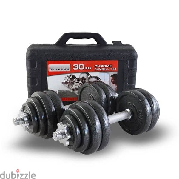 Cast Iron Dumbbells Set 30Kg 0