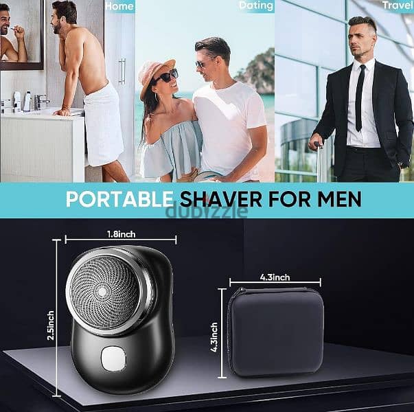 Portable Mini Electric Shaver Rechargeable Mini Electric Shaver–Unisex 3