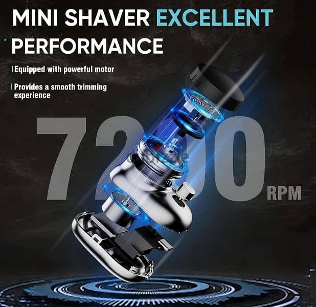 Portable Mini Electric Shaver Rechargeable Mini Electric Shaver–Unisex 6