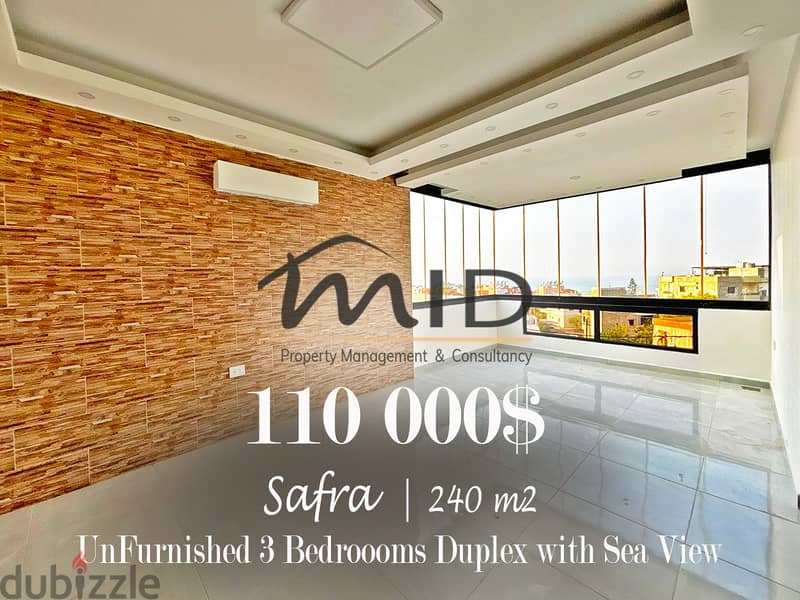 Safra | Brand New 240m² Duplex | 2 Terraces | Open View | New Building 1