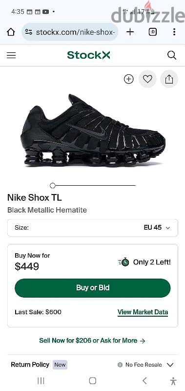 NIke Shox Tl "Triple Black" 4