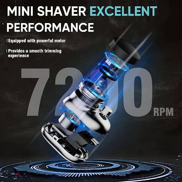 Mini-electric shaver unisex 5