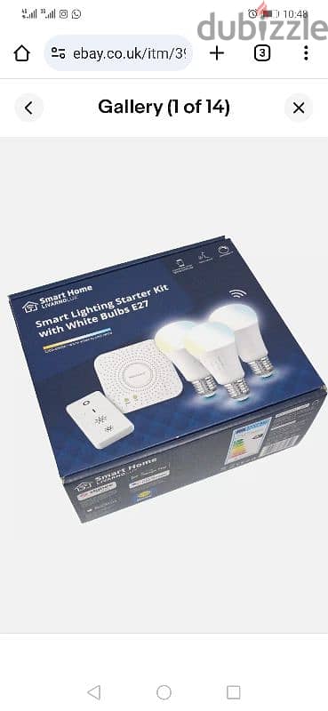 Smart Home Livarno Lux Lighting Starter Kit _3 X Bulbs E27 App Control