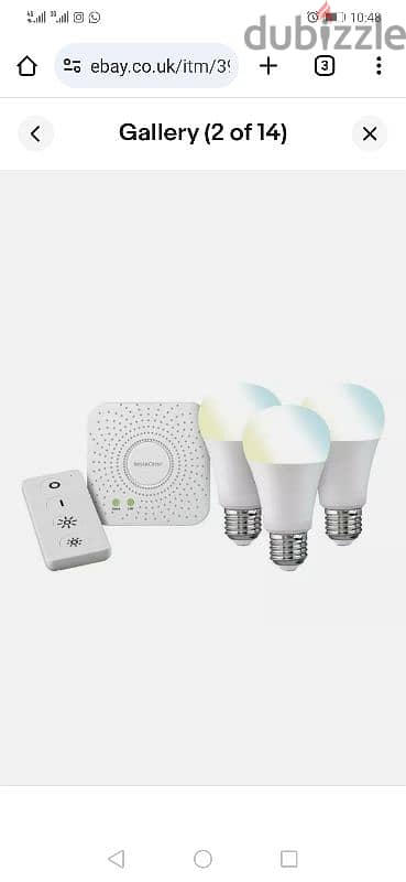 Smart Home Livarno Lux Lighting Starter Kit _3 X Bulbs E27 App Control 1