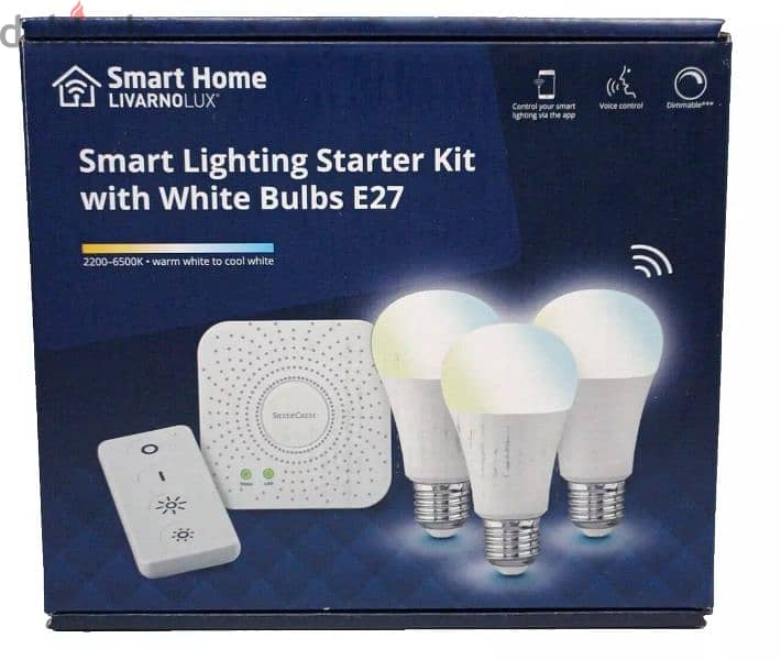 Smart Home Livarno Lux Lighting Starter Kit _3 X Bulbs E27 App Control 10