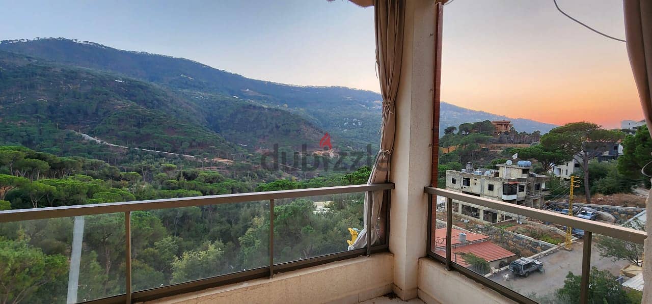 L14628-Spacious Apartment With Great Green View for Sale In Baabdat 1