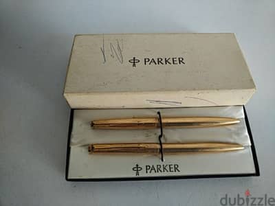 Vintage Parker 61 set (gold plated) - Not Negotiable