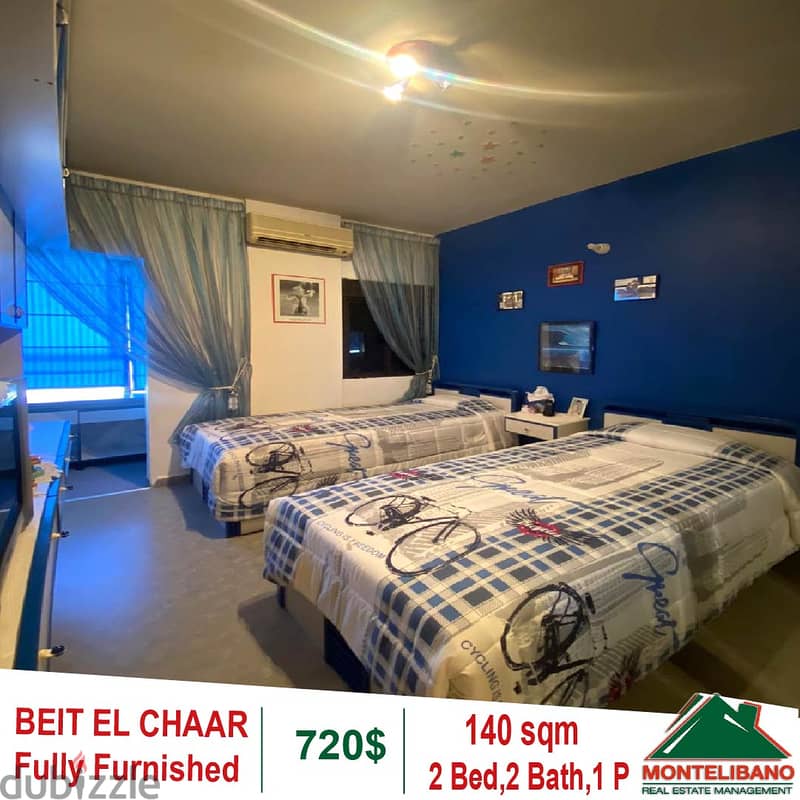 140 sqm Fully furnished Apartment for rent in Beit El Chaar with view 7